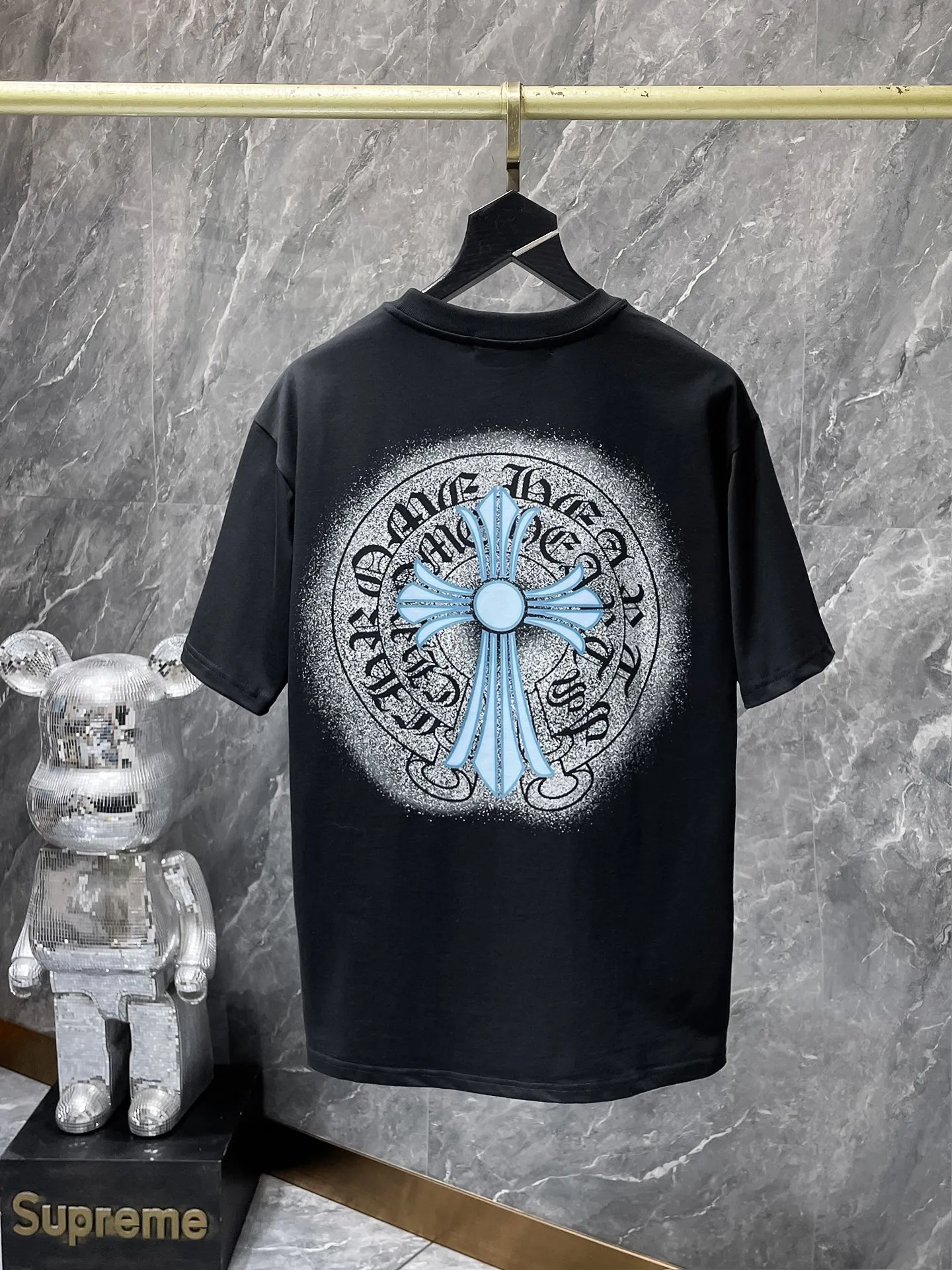 P146 New Chrome Hearts 25ss high-end version for summer! ! High-weight, environmentally friendly and high-quality top-quality fabrics 280g Crota Contrast Color Hand-stitched Button Short Sleeves Counter Synchronization 1:1 Replica Version Recommended Color: Black White Size: S, M, L, XL